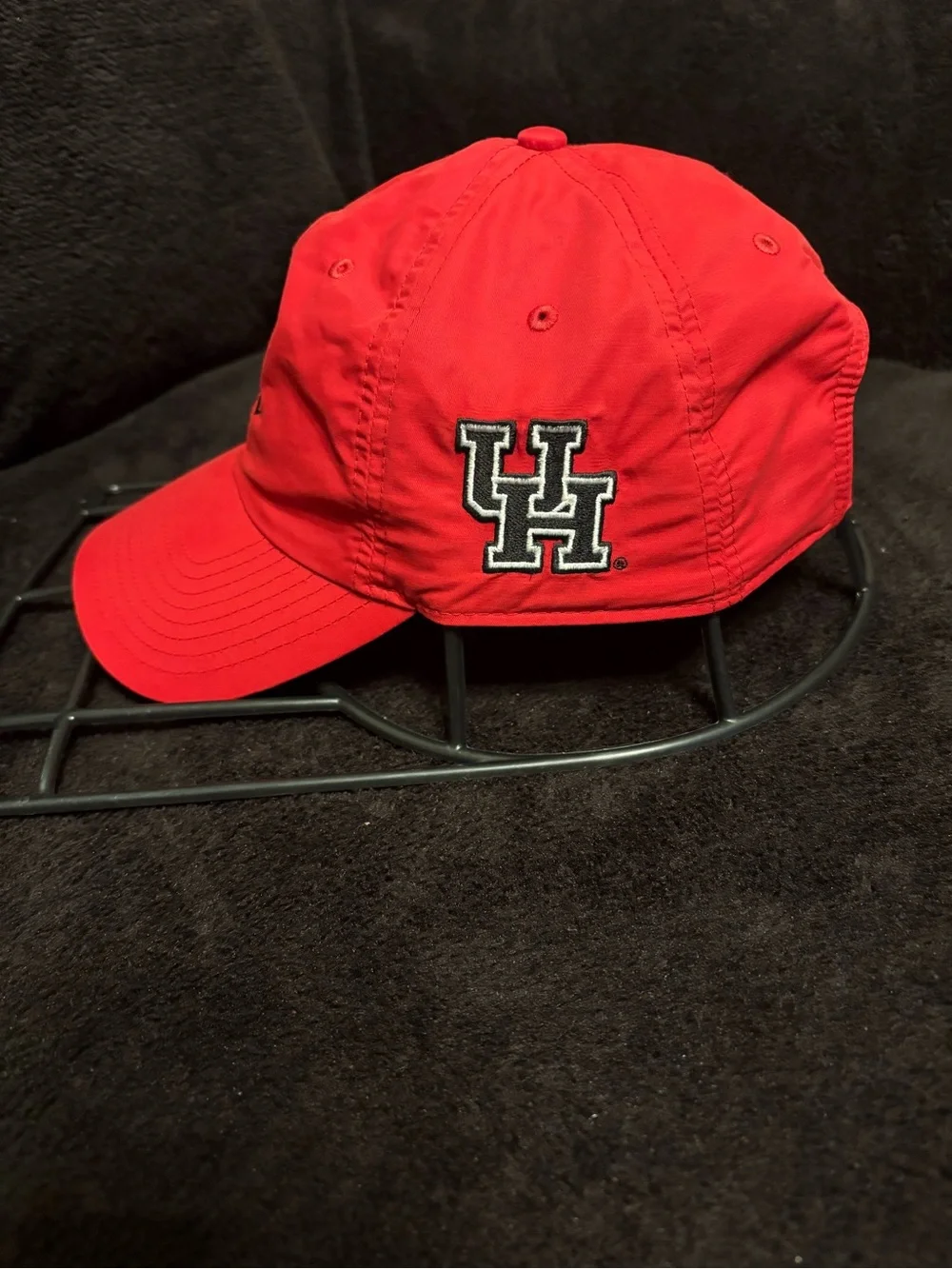Houston Cougars x Jordan red buckle strapback hat adjustable